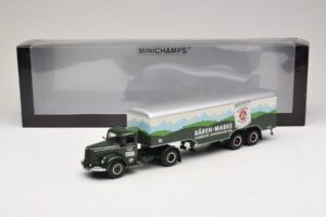 Mercedes LS315 Koffersattelzug Bärenmarke Minichamps 1:43 499034780 Metall — Bild 6 von 6