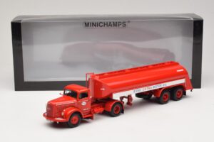 Mercedes LS315 Tanksattelzug Esso Minichamps 1:43 499034770 Metall — Bild 6 von 6