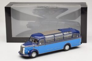 Mercedes O 3500 Bus Hellblau Dunkelblau Minichamps 1:43 439360011 Metall — Bild 6 von 6