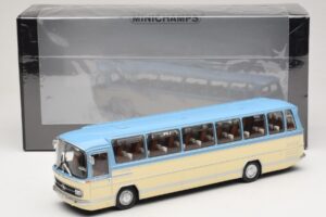 Mercedes O302 Blau Creme Minichamps 1:43 439035181 Metall — Bild 6 von 6