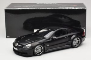 Mercedes SL65 AMG R230 Black Series Matt Black Minichamps 1:18 100038121 Metall — Bild 8 von 8
