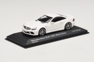 Mercedes SL65 AMG R230 Black Series Matt Weiß Minichamps 1:43 400038222 Metall — Bild 2 von 4