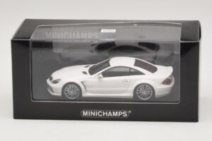 Mercedes SL65 AMG R230 Black Series Matt Weiß Minichamps 1:43 400038222 Metall — Bild 4 von 4