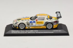 Mercedes SLS AMG GT3 #21 Rowe Racing Hartung / Heyer Nurburgring 24 Hours 2013 Minichamps 1:43 410133221 Metall