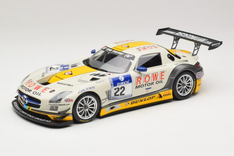 Mercedes SLS AMG GT3 #22 Graf / Jager Rowe Racing 24 Hours of Nurburgring 2013 Minichamps 1:18 Mercedes SLS AMG GT3 #22 Graf / Jager Rowe Racing 24 Hours of Nurburgring 2013 Minichamps 1:18 151133122 Metall