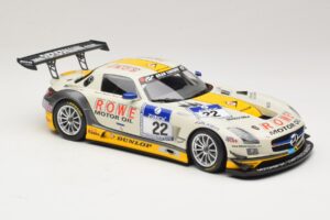 Mercedes SLS AMG GT3 #22 Graf / Jager Rowe Racing 24 Hours of Nurburgring 2013 Minichamps 1:18 151133122 Metall — Bild 4 von 6