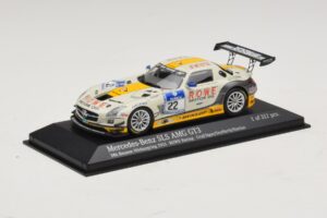 Mercedes SLS AMG GT3 #22 Rowe Racing Graf / Jager Nurburgring 24 Hours 2013 Minichamps 1:43 410133222 Metall — Bild 2 von 4