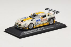 Mercedes SLS AMG GT3 #23 Rowe Racing Arnold / Roloff Nurburgring 24 Hours 2013 Minichamps 1:43 410133223 Metall — Bild 2 von 4