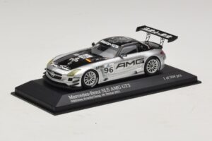 Mercedes SLS AMG GT3 #96 M. Hakkinen / R. Arnold 6 Hours of Zhuhai 2011 Minichamps 1:43 410113296 Metall — Bild 2 von 4