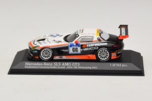 Mercedes SLS AMG GT3 #66 Hankook C. Frankenhout / Simonsen 24 Hours of Nurburgring 2012 Minichamps 1:43 437123266 Metall