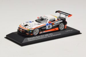 Mercedes SLS AMG GT3 #66 Hankook C. Frankenhout / Simonsen 24 Hours of Nurburgring 2012 Minichamps 1:43 437123266 Metall — Bild 2 von 4