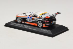 Mercedes SLS AMG GT3 #66 Hankook C. Frankenhout / Simonsen 24 Hours of Nurburgring 2012 Minichamps 1:43 437123266 Metall — Bild 3 von 4