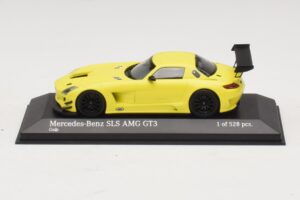 Mercedes SLS AMG GT3 Gelb Minichamps 1:43 410113201 Metall