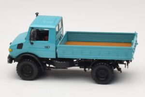 Mercedes Unimog 1300 L Pritschenwagen Blau Minichamps 1:43 439033020 Metall — Bild 3 von 6
