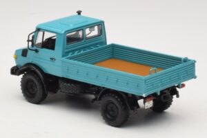 Mercedes Unimog 1300 L Pritschenwagen Blau Minichamps 1:43 439033020 Metall — Bild 5 von 6