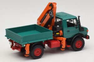 Mercedes Unimog 1300 L Kipper mit Laderkran Minichamps 1:43 439033000 Metall — Bild 2 von 6