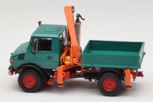 Mercedes Unimog 1300 L Kipper mit Laderkran Minichamps 1:43 439033000 Metall — Bild 3 von 6
