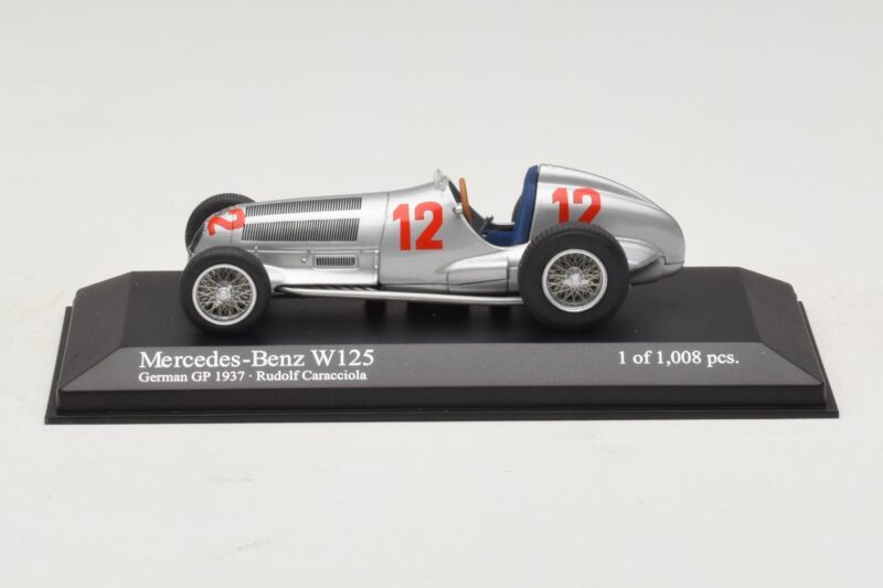 Mercedes W125 R. Caracciola German GP 1937 Minichamps 1:43 400370012 Metall