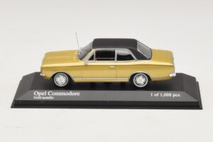 Opel Commodore A Gold Metallic Minichamps 1:43 430046165 Metall