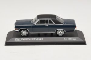 Opel Diplomat A V8 Coupe Dunkelblau Minichamps 1:43 400048021 Metall