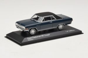 Opel Diplomat A V8 Coupe Dunkelblau Minichamps 1:43 400048021 Metall — Bild 2 von 4