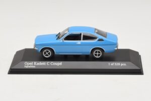Opel Kadett C Coupe Blau Minichamps 1:43 430045628 Metall