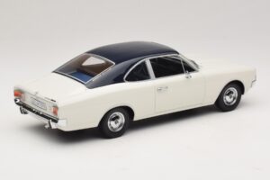 Opel Rekord C Coupé Weiß Blau Minichamps 1:18 107047021 Resin — Bild 2 von 6