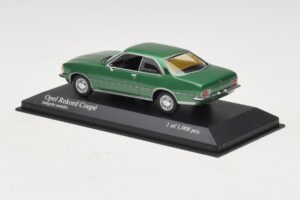 Opel Rekord D Coupé Grün Metallic Minichamps 1:43 400044022 Metall — Bild 3 von 4