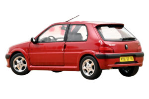 Peugeot 106 S16 Lucifer Red Norev 1:18 184921 Metall — Bild 3 von 3
