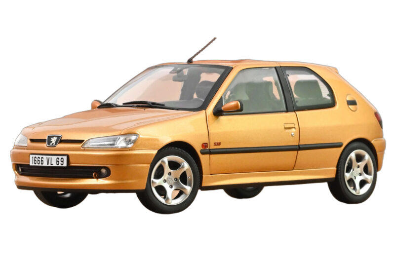 Peugeot 306 S16 Blaze Yellow Norev 1:18 Peugeot 306 S16 Blaze Yellow Norev 1:18 184940 Metall