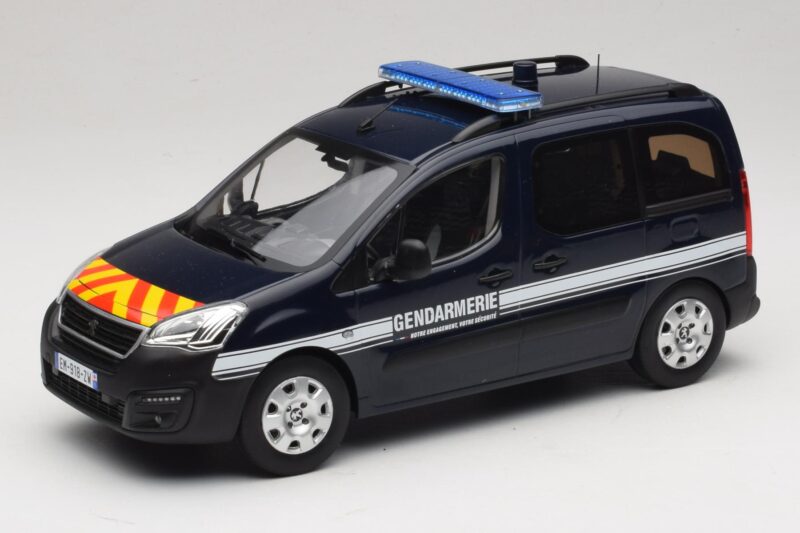 Peugeot Partner Gendarmerie Dunkelblau Norev 1:18 184890 Metall