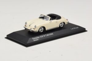 Porsche 356 B Cabriolet Elfenbeinweiß Minichamps 1:43 400064332 Metall — Bild 2 von 4