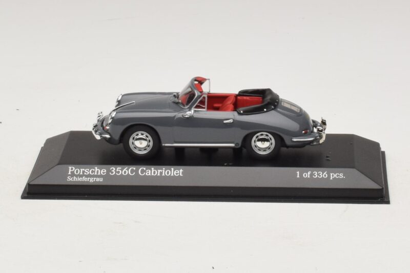 Porsche 356C Cabriolet Grau Minichamps 1:43 Porsche 356C Cabriolet Grau Minichamps 1:43 430062339 Metall
