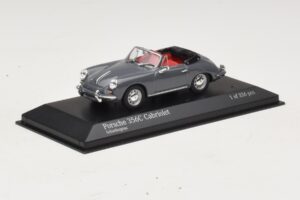 Porsche 356C Cabriolet Grau Minichamps 1:43 430062339 Metall — Bild 2 von 4