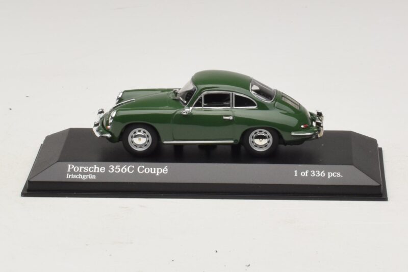 Porsche 356C Dunkelgrün Minichamps 1:43 Porsche 356C Dunkelgrün Minichamps 1:43 430062329 Metall