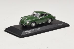 Porsche 356C Dunkelgrün Minichamps 1:43 430062329 Metall — Bild 2 von 4