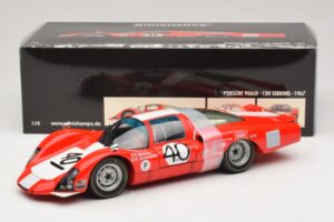Porsche 906 LH Squadra Tartaruga #40 D. Spoerry / R. Steinemann 12 Hours of Sebring 1967 Minichamps 1:18 100676140 Metall — Bild 8 von 8