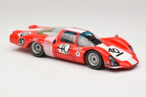 Porsche 906 LH Squadra Tartaruga #40 D. Spoerry / R. Steinemann 12 Hours of Sebring 1967 Minichamps 1:18 100676140 Metall — Bild 6 von 8