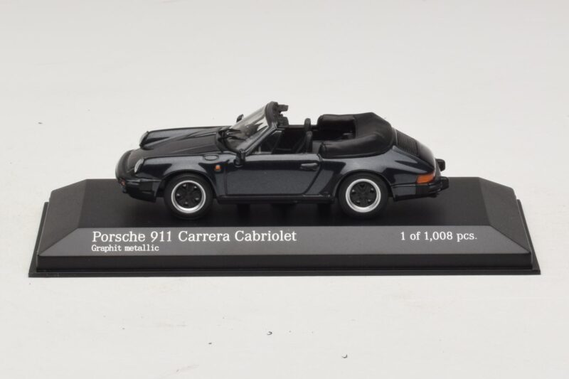 Porsche 911 930 Carrera Cabriolet Grau Metallic Minichamps 1:43 430062037 Metall