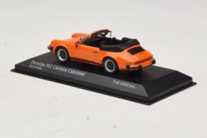 Porsche 911 930 Carrera Cabriolet Orange Minichamps 1:43 430062038 Metall — Bild 3 von 4