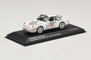 Porsche 911 964 Carrera 2 #33 M. Hakkinen Monaco Carrera Cup Winner 1993 Minichamps 1:43 430936033 Metall — Bild 2 von 4
