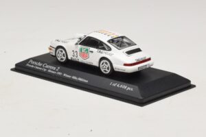 Porsche 911 964 Carrera 2 #33 M. Hakkinen Monaco Carrera Cup Winner 1993 Minichamps 1:43 430936033 Metall — Bild 3 von 4