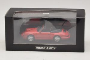 Porsche 911 964 Carrera 2 Cabriolet Rot Minichamps 1:43 430067330 Metall — Bild 4 von 4