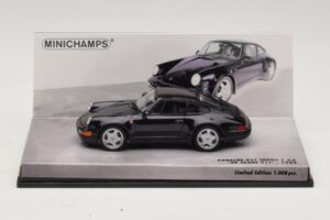 Porsche 911 964 Turbo S 3.6 30 Jahre Jubiläum Schwarz Minichamps 1:43 436069171 Metall