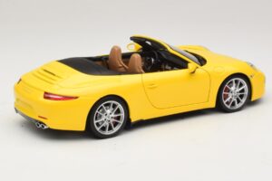 Porsche 911 991 Carrera S Cabriolet Gelb Minichamps 1:18 100061031 Metall — Bild 3 von 8