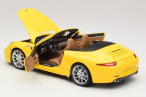 Porsche 911 991 Carrera S Cabriolet Gelb Minichamps 1:18 100061031 Metall — Bild 5 von 8