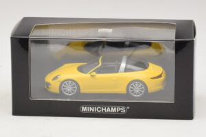 Porsche 911 991 Targa Gelb Minichamps 1:43 410062441 Metall — Bild 4 von 4