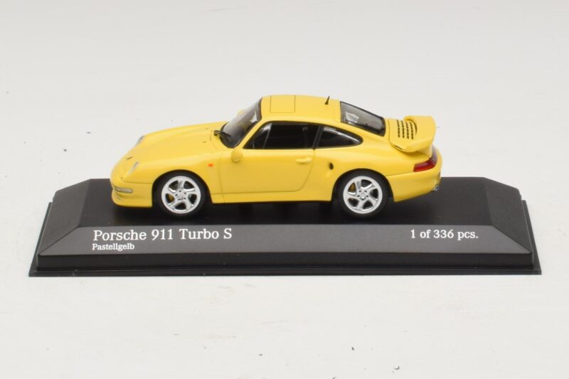 Porsche 911 993 Turbo S Gelb Minichamps 1:43 430069270 Metall