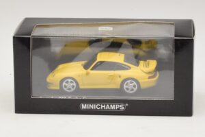 Porsche 911 993 Turbo S Gelb Minichamps 1:43 430069270 Metall — Bild 4 von 4