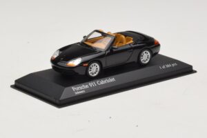 Porsche 911 996 Cabriolet Schwarz Metallic Minichamps 1:43 400061090 Metall — Bild 2 von 4